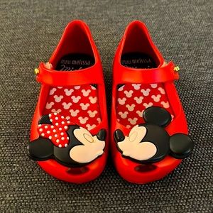 NEW Mini Melissa Mickey & Minnie Toddler Shoes